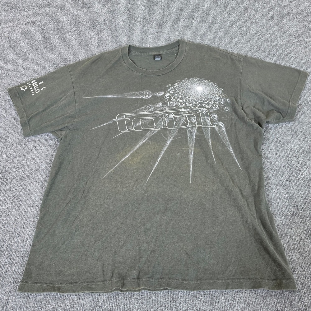 Tool Band Graphic T-Shirt Mens XL Dark Gray Alex Grey Art Los Angeles California
